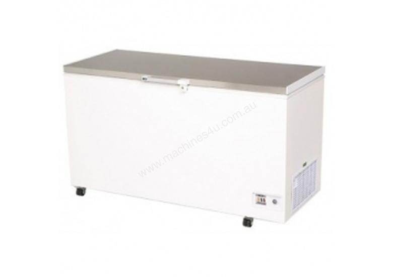 caption Bromic CF0500FTSS - Flat Top Stainless Steel Chest Freezer - 492L