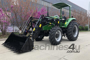   AgKing 90HP ROPS 4WD tractor with FEL 4in1 bucket