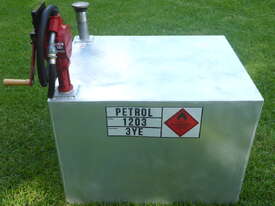 New 400L Unleaded Gasoline Petrol Fuel Cell Tank, Rotary Hand Pump & Fuel Meter - picture1' - Click to enlarge