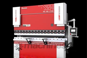 RAGOS HG 170-3200 CNC Hybrid Press brake, DELEM DA-66T CNC 2D Graphical Controller, 7 axis