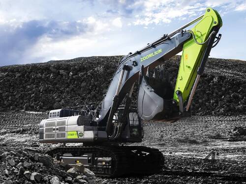 caption ZOOMLION ZE730EK-10 | 73.0T Cummins Engine Excavator