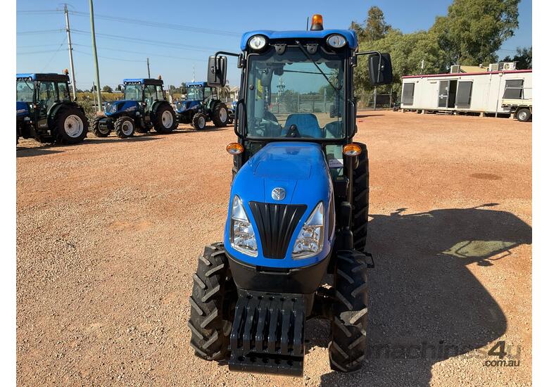 caption 2023 New Holland T4.85v 4WD Tractor