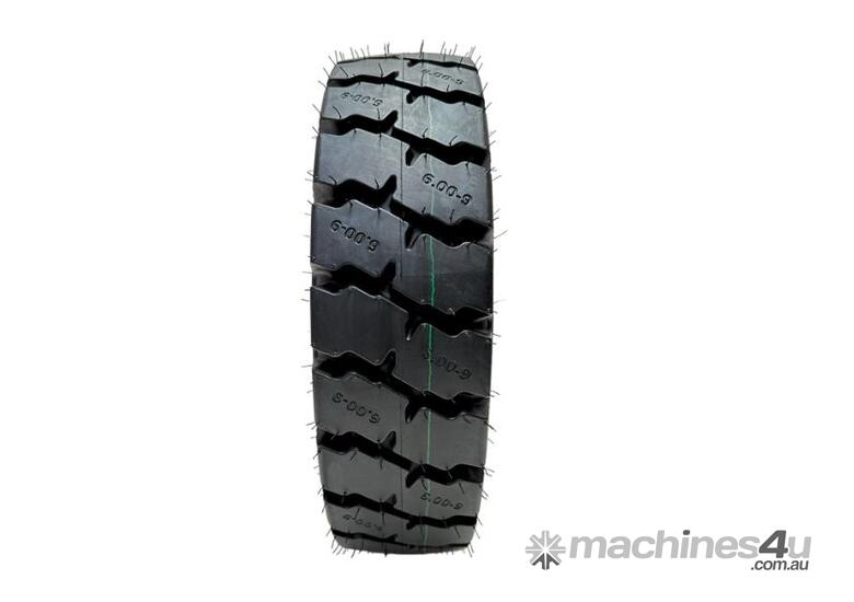 caption 1 x FORKLIFT 10 PLY TYRE (6.00-9)