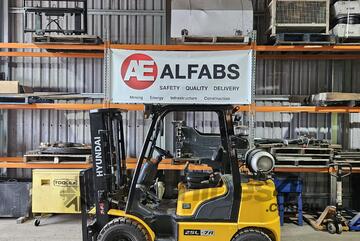 ALFABS- AUGUST FREE DELIVERY - Hyundai Forklift LPG 25L-7A