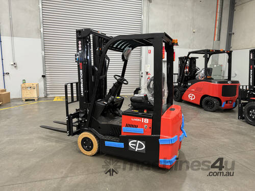 1.8T Three Wheel Electric Forklift 