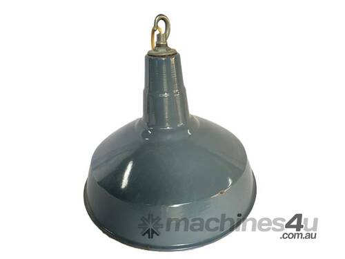 caption QTY X 1 BLUE ENAMEL CEILING LAMP