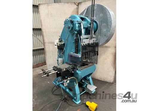 caption John Heine 203A Series 3 Incline Press with Festo Pneumatic Feeder