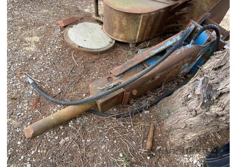 caption Excavator Hydraulic Hammer