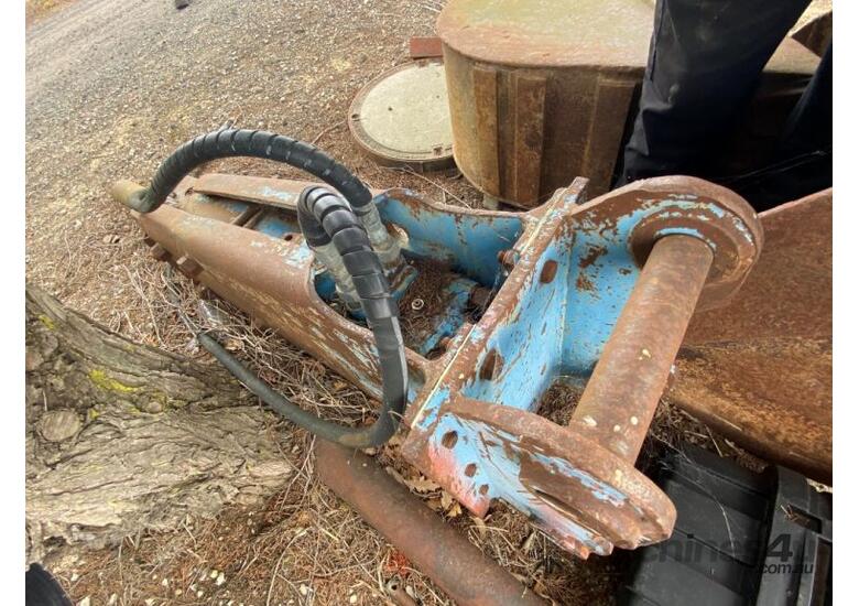 caption Excavator Hydraulic Hammer