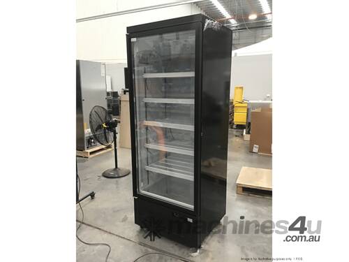 Thermaster Door Supermarket Fridge Black LG-600BGBM