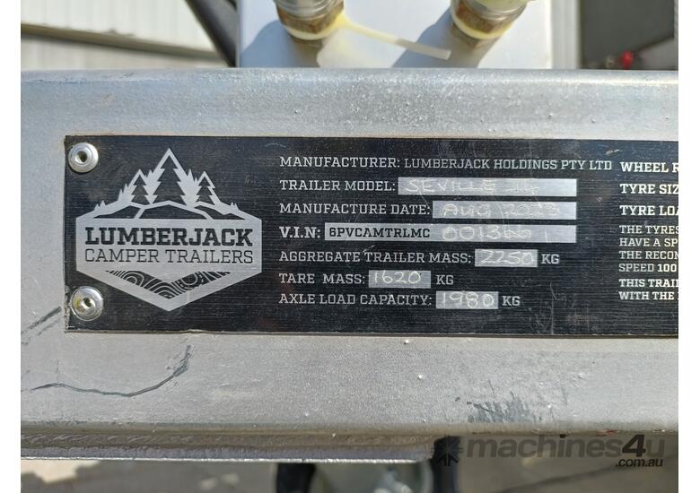 caption 2023 Lumberjack Seville Camper Trailer
