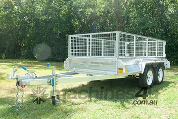 10x5 Tandem Axle Hot-Dip Galvanised Box Trailer 2000kg ATM