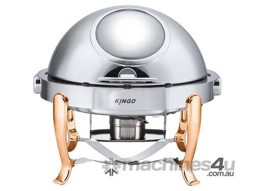 Kgs6803 Round Chafing Dish With Gilt Legs