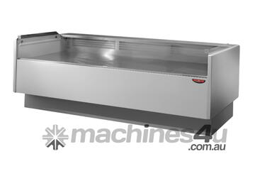 Tecnodom Serie Mr80 Black 1520Mm Self Serving Deli Display With Storage And Castors Tdmr 0815Self