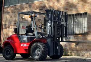NEW UHI FR35, 3 TON ROUGH TERRAIN FORKLIFT WITH SIDE SHIFT, (WA ONLY)