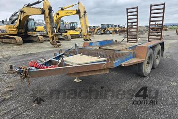 1986 Telecom 2 AXLE PLANT TRAILER Machine setup 1986 Telecom 2 AXLE PLANT TRAILER Machine setup