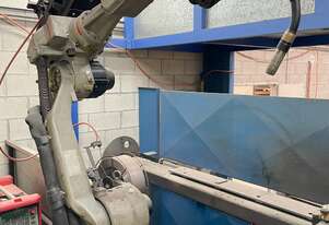 Yaskawa Motoman Robot + Welding Machine + Elcosure + Weld Manipulator + Dust Extraction Unit.