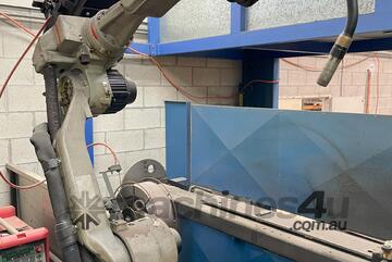 Yaskawa Motoman Robot + Welding Machine + Elcosure + Weld Manipulator + Dust Extraction Unit.