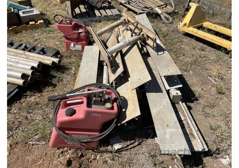 Pallets Containing Hydraulic Speed Shoring Equipment