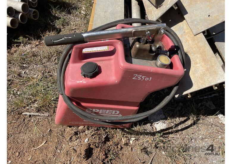 Pallets Containing Hydraulic Speed Shoring Equipment