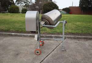 Stainless Steel Portable Food Products Drum Mixer 110 Litre