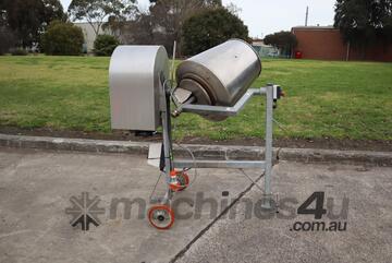Stainless Steel Portable Food Products Drum Mixer 110 Litre
