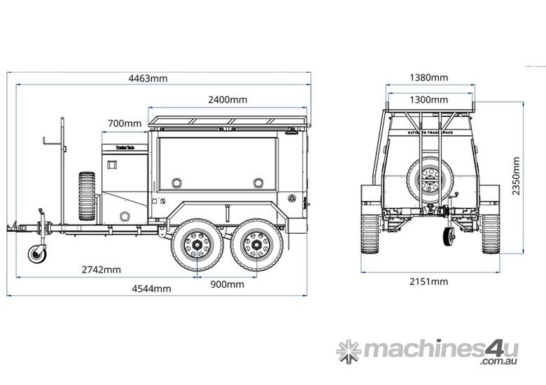2021 Trailer Tech Builders Trailer 