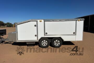 2009 model Home made tandem bike trailer.