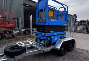 Used Sinoboom 19 FT Scissor Lift & Trailer Package