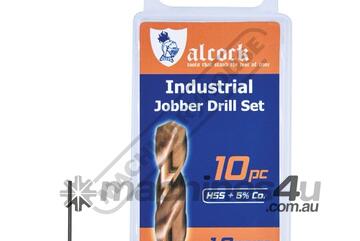 1.0mm HSS Jobber Drill Pack - 10 Piece M35 Grade HSS with 5% Cobalt 135 Precision Ground Flute & S