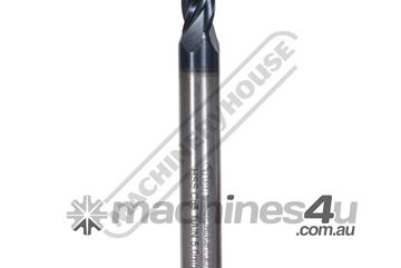 4FSS-4 4mm Metric End Mill HSS with 5% Cobalt TiAIN Coating
