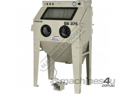 SB-375 Industrial Sandblasting Cabinet Inside Cabinet 940 x 600 x 340-580mm (L x W x H) Includes Int