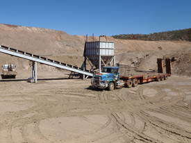 Agglomerator heap leach plant with radial  stacker - picture0' - Click to enlarge