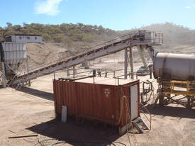 Agglomerator heap leach plant with radial  stacker - picture1' - Click to enlarge