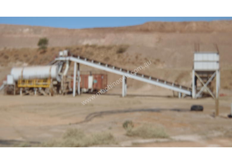 Used 2005 custom Agglomerator heap leach plant with radial stacker Auto