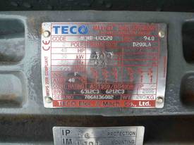 TECO 40HP 3 PHASE ELECTRIC MOTOR/ 2955RPM - picture2' - Click to enlarge