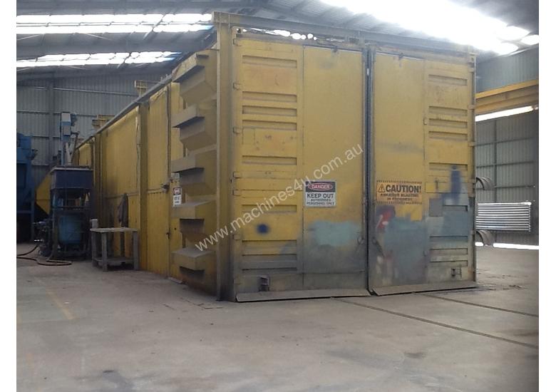 Used 2007 Burwell SANDBLASTING BOOTH AND UNIT Sand 