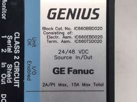 GE FANUC IC660BBD020T GENIUS 16 PART SOURCE BLOCK  - picture2' - Click to enlarge