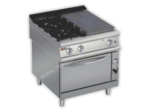Baron 90TPMF/G800SX Split Module Gas Target Top with Gas Oven