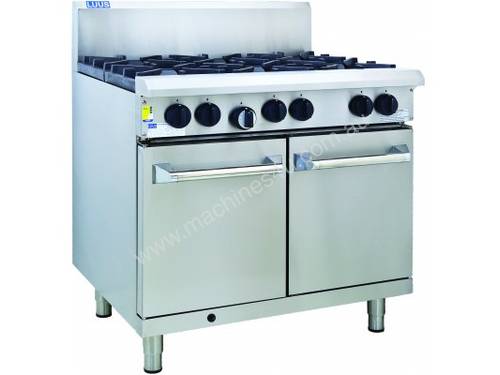 Luus RS-6B 900mm Oven with 6 Burners Professional Series