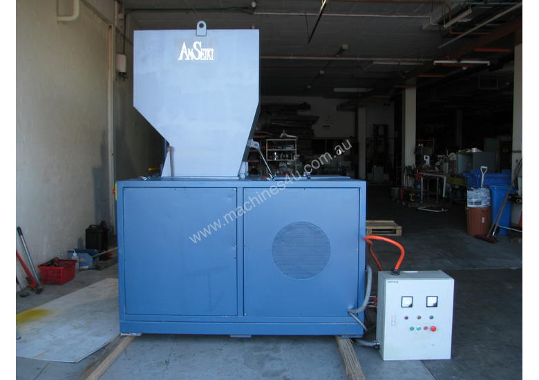 caption Industrial Heavy Duty Plastic Granulator 50HP