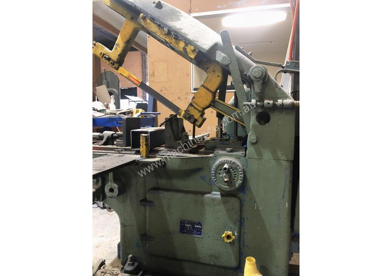 caption Hacksaw power , fully operational 415v , great workhorse, see working, have two.