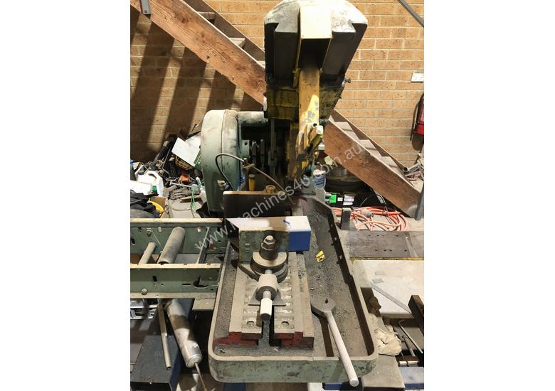 caption Hacksaw power , fully operational 415v , great workhorse, see working, have two.