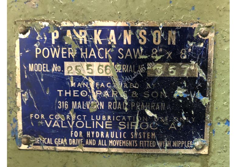 caption Hacksaw power , fully operational 415v , great workhorse, see working, have two.