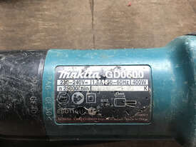 Makita Die Grinder 240 Volt 400 Watt High Speed Pencil Grinding GD0600 - picture1' - Click to enlarge