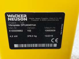 Wacker Neuson  DPU4045 365kg Reversible Plate Compactor - picture1' - Click to enlarge