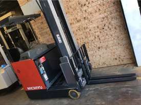 2013 Roll Out Nichiyu Reach Truck 1.4ton 6.3m side Shift 1000hr Great Battery ! - picture0' - Click to enlarge
