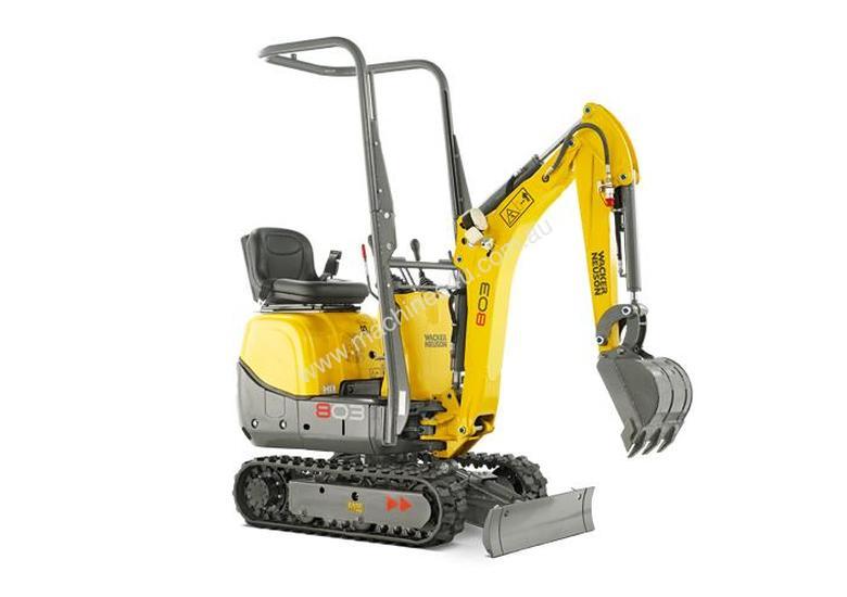 caption New Wacker Neuson 803 Excavator