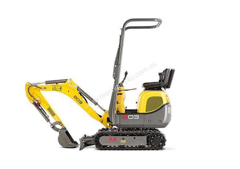 caption New Wacker Neuson 803 Excavator