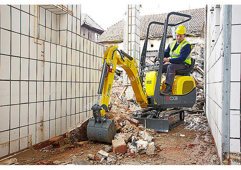 caption New Wacker Neuson 803 Excavator